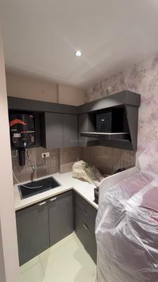 Kitchen Image of 1500 Sq.ft 1 RK Apartment / Flat for rent in Space Park I, Mahalakshmi Nagar Indore for Rs. 15000