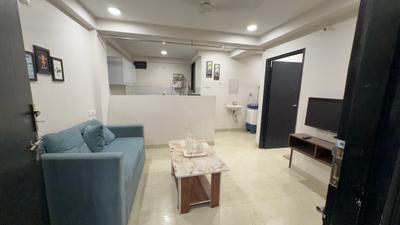 Living Room Image of 950 Sq.ft 2 BHK Builder Floor for rent in Mahalakshmi Nagar Indore for Rs. 28599