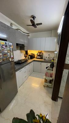 Kitchen Image of 855 Sq.ft 3 BHK Builder Floor for sale in Mahavir Enclave New Delhi for Rs. 7700000