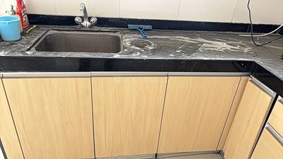 Kitchen Image of 1600 Sq.ft 3 BHK Apartment / Flat for rent in Godrej Infinity, Mundhwa Pune for Rs. 47000