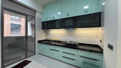 Kitchen Image of 2500 Sq.ft 3 BHK Apartment / Flat for rent in Saamarth H7, PDPU Road Gandhinagar for Rs. 55000
