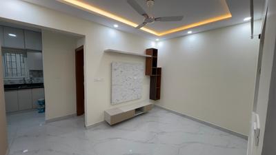 Living Room Image of 600 Sq.ft 1 BHK Apartment / Flat for rent in HBR Layout Bengaluru for Rs. 25000
