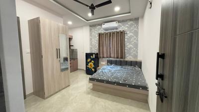 Bedroom Image of 450 Sq.ft 1 RK Builder Floor for rent in Scheme 78 Indore for Rs. 14000