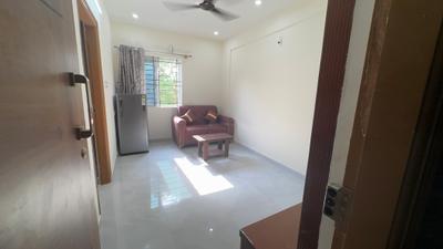 Living Room Image of 550 Sq.ft 1 BHK Apartment / Flat for rent in Bilekahalli Bengaluru for Rs. 24999
