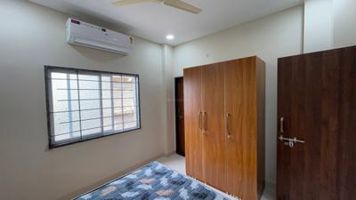 Bedroom Image of 1000 Sq.ft 1 BHK Builder Floor for rent in Scheme No 113 Indore for Rs. 21500