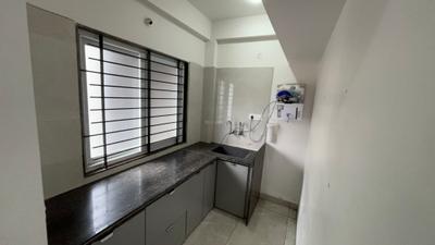 Kitchen Image of 650 Sq.ft 1 BHK Builder Floor for rent in Vijay Nagar Indore for Rs. 17500