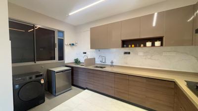 Kitchen Image of 2250 Sq.ft 4 BHK Apartment / Flat for sale in Legacy Kairos C And D Building, Rahatani Pune for Rs. 21000000