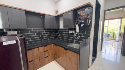Kitchen Image of 650 Sq.ft 1 BHK Independent House for rent in Mahalakshmi Nagar Indore for Rs. 17500