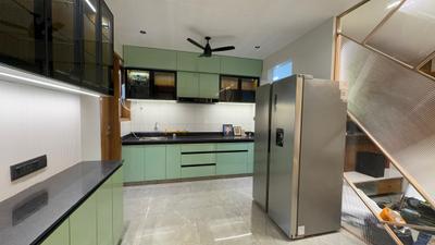 Kitchen Image of 2300 Sq.ft 3.5 BHK Apartment / Flat for rent in Malabar Exotica, Tragad Ahmedabad for Rs. 55000