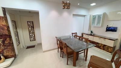 Living Room Image of 1050 Sq.ft 3 BHK Apartment / Flat for rent in Prem Tower, Goregaon West Mumbai for Rs. 100000