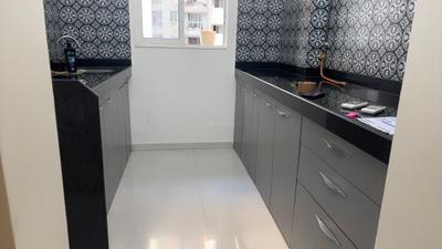 Kitchen Image of 645 Sq.ft 1 BHK Apartment / Flat for rent in Lodha Amara, Kolshet Thane for Rs. 28500