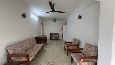 Living Room Image of 610 Sq.ft 1 BHK Apartment / Flat for rent in Malad West Mumbai for Rs. 42000