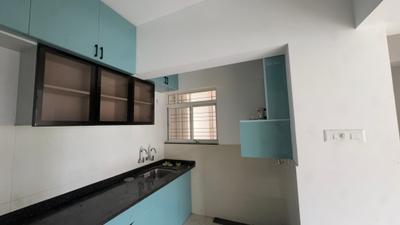 Kitchen Image of 960 Sq.ft 3 BHK Apartment / Flat for rent in Punawale Pune for Rs. 32000