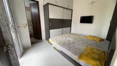 Bedroom Image of 1100 Sq.ft 2 BHK Apartment / Flat for rent in Suyog Space, Wakad Pune for Rs. 40000