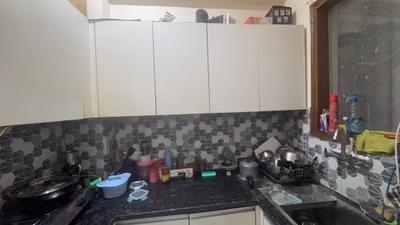 Kitchen Image of 700 Sq.ft 1 BHK Builder Floor for rent in Sector 57 Gurgaon for Rs. 18000