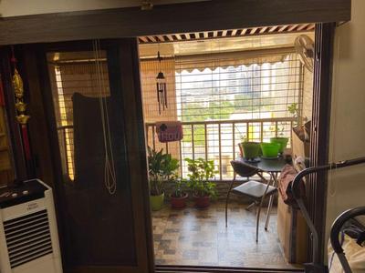 Balcony Image of 810 Sq.ft 2 BHK Apartment / Flat for rent in Agarwal Panchvati CHS, Thane West Thane for Rs. 42000