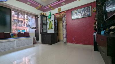 Living Room Image of 619 Sq.ft 1 BHK Apartment / Flat for sale in Shree Vastupurti Hill View Complex, Adai Navi Mumbai for Rs. 3700000