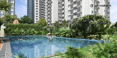 Image of 2190 Sq.ft 3 BHK Apartment / Flat for sale in Jayabheri The Nirvana, Gachibowli, Hyderabad for Rs. 25200000