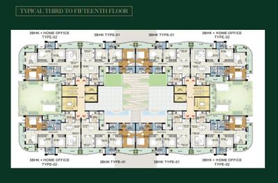 Image of 1811 Sq.ft 3 BHK Apartment / Flat for sale in BPTP Terra, Sector 37D, Gurgaon for Rs. 24500000