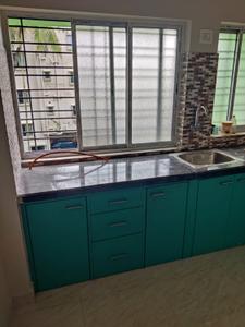 Kitchen Image of 850 Sq.ft 2 BHK Apartment / Flat for rent in Paschim Putiary Kolkata for Rs. 22000