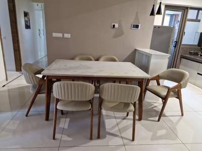 Living Room Image of 2300 Sq.ft 3 BHK Apartment / Flat for rent in Shivalik Green View, Shantigram Ahmedabad for Rs. 90000