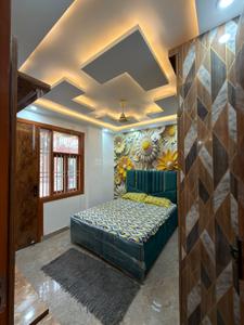 Bedroom Image of 650 Sq.ft 2 BHK Builder Floor for rent in Dwarka Mor New Delhi for Rs. 25000