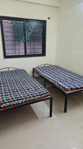 Bedroom Image of 500 Sq.ft 1 RK Independent House for rent in Pimple Gurav Pune for Rs. 11000