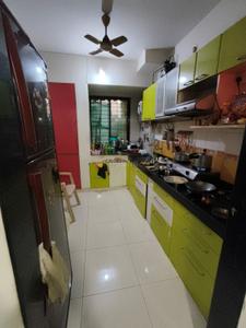 Kitchen Image of 600 Sq.ft 1 BHK Apartment / Flat for rent in Sanpada Navi Mumbai for Rs. 40000