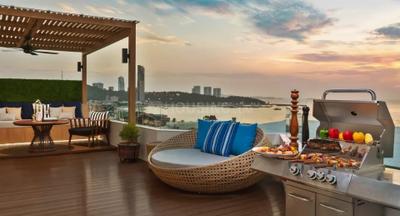 Balcony Image of 755 Sq.ft 1 BHK Apartment / Flat for sale in The Baya Sunrise, Dadar East Mumbai for Rs. 21900000