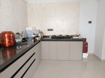 Kitchen Image of 1050 Sq.ft 3 BHK Apartment / Flat for rent in Choice Que 914 Phase I, Mundhwa Pune for Rs. 40000