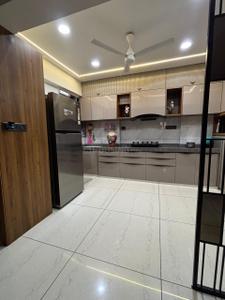 Kitchen Image of 1800 Sq.ft 3 BHK Apartment / Flat for sale in The Atlantis, Zundal Ahmedabad for Rs. 10000000