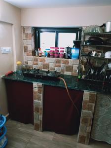Kitchen Image of 450 Sq.ft 1 BHK Studio for rent in Driver Hill Goa for Rs. 15000