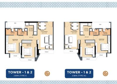 Image of 500 Sq.ft 1 BHK Apartment / Flat for sale in 71 Midtown, Chembur, Mumbai for Rs. 10500000