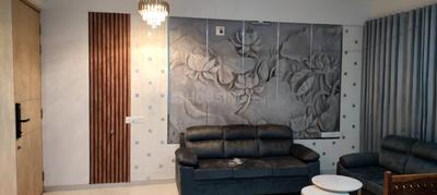 Living Room Image of 727 Sq.ft 2 BHK Apartment / Flat for rent in Sangath Smart Life I, Gujarat International Finance Tec City Gandhinagar for Rs. 42000