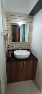 Bathroom Image of 734 Sq.ft 2 BHK Apartment / Flat for rent in GK Developer Dwarka Sai, Rahatani Pune for Rs. 38000