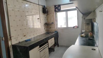 Kitchen Image of 700 Sq.ft 1 BHK Apartment / Flat for rent in Dive Pearl, Airoli Navi Mumbai for Rs. 25000