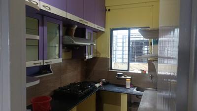 Kitchen Image of 1407 Sq.ft 3 BHK Apartment / Flat for sale in GM Meena Residency, Teghoria Kolkata for Rs. 7800000