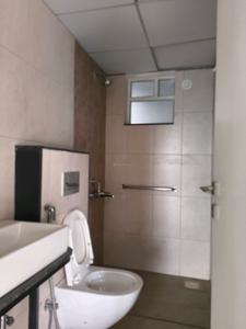 Common Bathroom Image of 792 Sq.ft 2 BHK Apartment / Flat for rent in Godrej Hillside, Mahalunge Pune for Rs. 28000