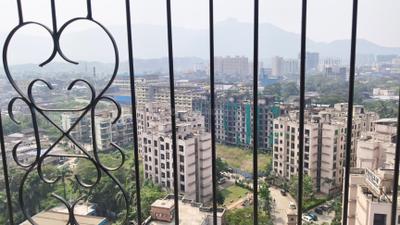 Balcony Image of 398 Sq.ft 1 BHK Apartment / Flat for rent in Raj Tulsi Aagman, Badlapur East Badlapur for Rs. 7000