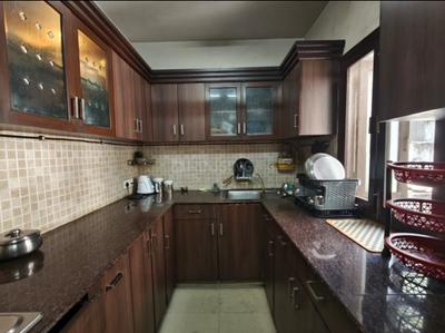 Kitchen Image of 2250 Sq.ft 2 BHK Builder Floor for rent in Hauz Khas New Delhi for Rs. 110000