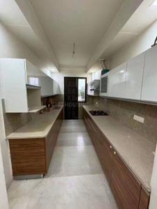 Kitchen Image of 900 Sq.ft 1 BHK Builder Floor for rent in Saket New Delhi for Rs. 24500