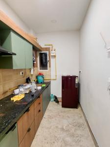Kitchen Image of 550 Sq.ft 1 BHK Builder Floor for rent in Mahalakshmi Nagar Indore for Rs. 19000