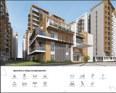 Image of 1665 Sq.ft 2 BHK Apartment / Flat for sale in Vasavi Nandanam, Jeedimetla, Hyderabad for Rs. 10823000