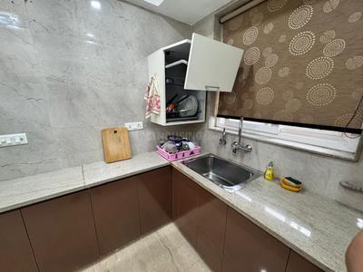 Kitchen Image of 1700 Sq.ft 3 BHK Apartment / Flat for rent in Om Satyam Apartment, Sector 4 Dwarka New Delhi for Rs. 60000