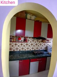 Kitchen Image of 1100 Sq.ft 3 BHK Builder Floor for sale in Joka Kolkata for Rs. 4100000