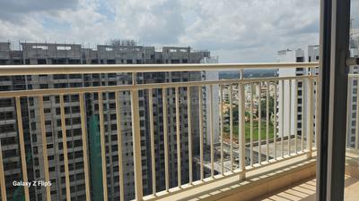 Balcony Image of 1480 Sq.ft 3 BHK Apartment / Flat for rent in Sattva Park Cubix Phase 1, Devanahalli Bengaluru for Rs. 45000