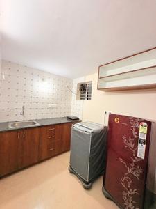 Kitchen Image of 599 Sq.ft 1 BHK Apartment / Flat for rent in Indira Nagar Bengaluru for Rs. 27000