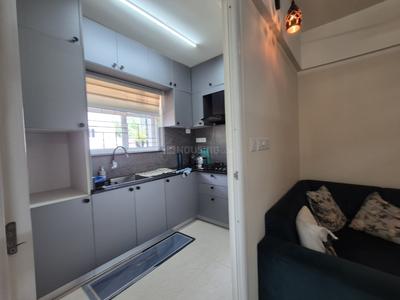 Kitchen Image of 990 Sq.ft 3 BHK Apartment / Flat for rent in Sowparnika Jazzmyna, Kunnamangalam Kozhikode for Rs. 34000