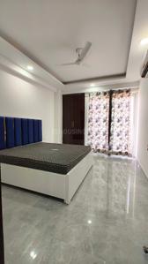 Bedroom Image of 1350 Sq.ft 3 BHK Builder Floor for rent in Sangam Apartment, Mahavir Enclave New Delhi for Rs. 35000