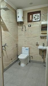 Bathroom Image of 650 Sq.ft 1 BHK Builder Floor for rent in Rajpur New Delhi for Rs. 15000